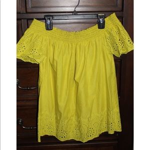 Off the shoulder shirt